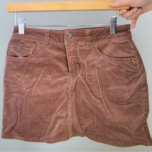 Limited Too Brown Corduroy Skort Girls 14 Regular